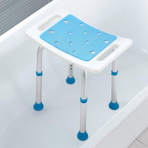 Height Adjustable Bath Bench for Seniors, Elderly, Disabled