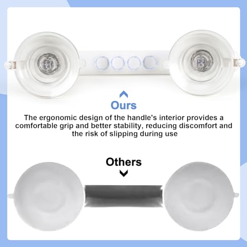 Suction Cup Grab Bars for Safe Bathing