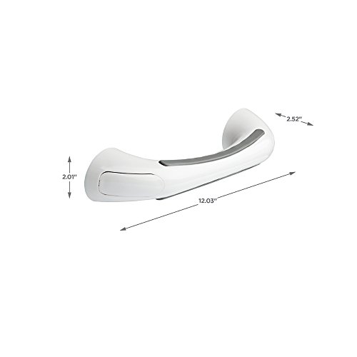 9" Designer Assist Bar with Soft Grip, White
