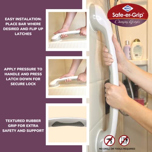 Slip-Proof 24" Balance Assist Bar - White