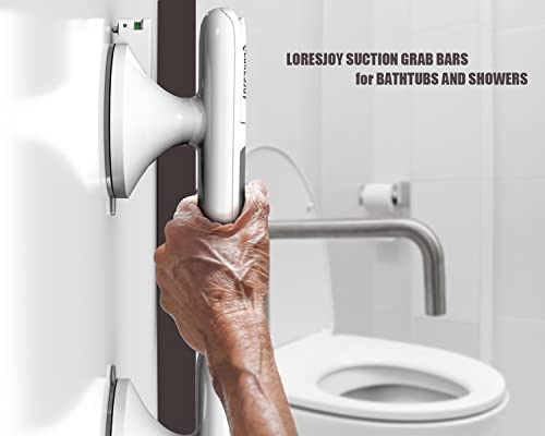 2 Pack Suction Shower Handles for Elderly