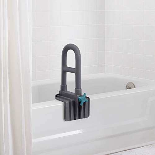 Medline Plastic Tub Grab Bar with Microban Protection