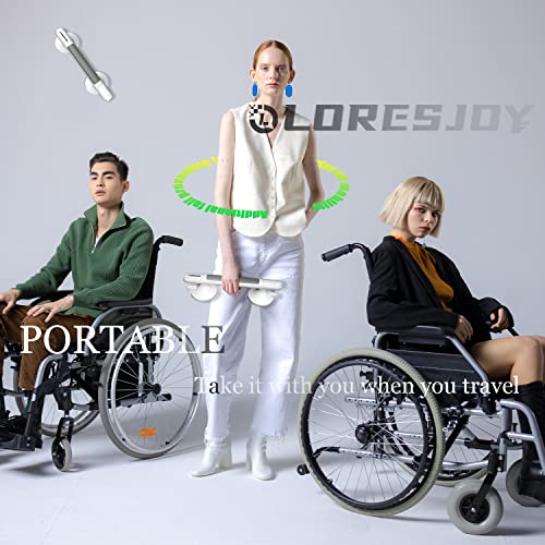 LORESJOY 12" Suction Grab Bars for Slippery Bathtubs