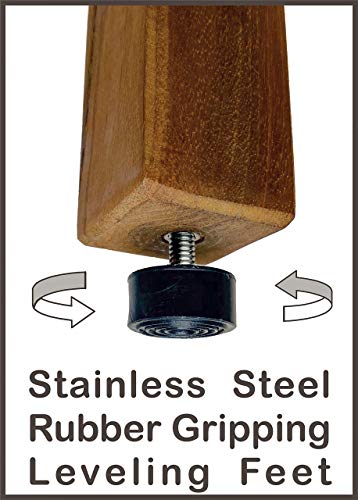 AquaTeak 15.5" Kai Teak Shower Bench with Shelf