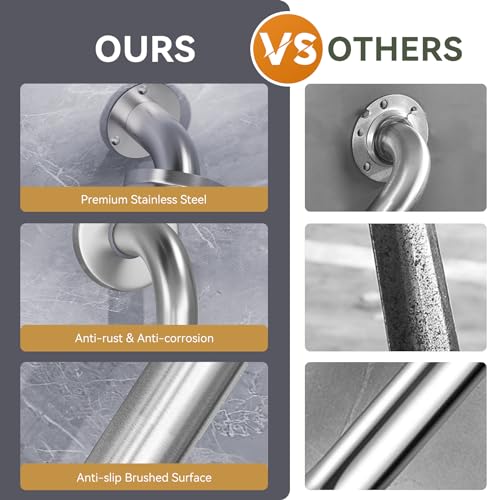 AmazerBath Anti-Slip Shower Grab Bars for Seniors