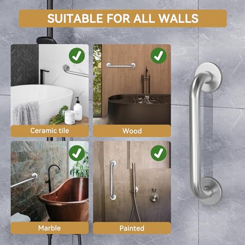 AmazerBath Anti-Slip Shower Grab Bars for Seniors
