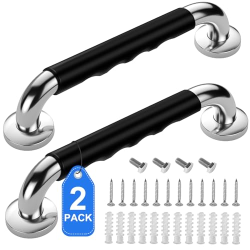 Set of 2 16" Anti-Slip Bathtub Grab Bars