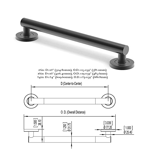 ADA Compliant Grab Bar for Bathtub Safety
