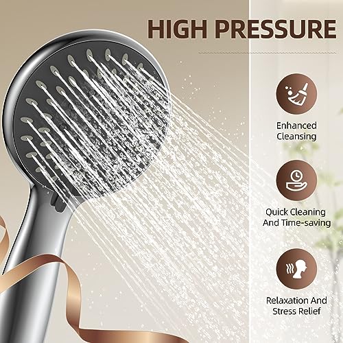 5 Function Handheld Shower Head for Improved Water Pressure