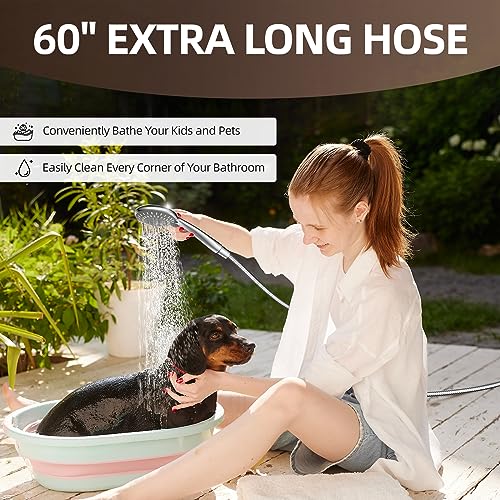 5 Function Handheld Shower Head for Improved Water Pressure