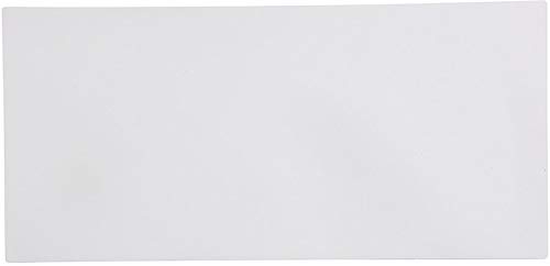 White Vinyl Anti Slip Safety Bath Mat - 16" x 34