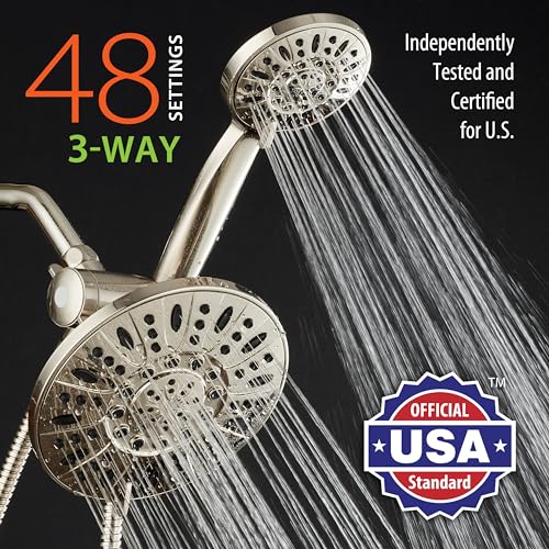 AquaDance 3-Way Rainfall Combo - Luxurious Shower Experience