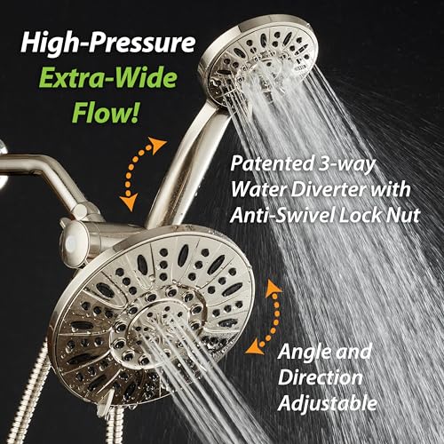 AquaDance 3-Way Rainfall Combo - Luxurious Shower Experience
