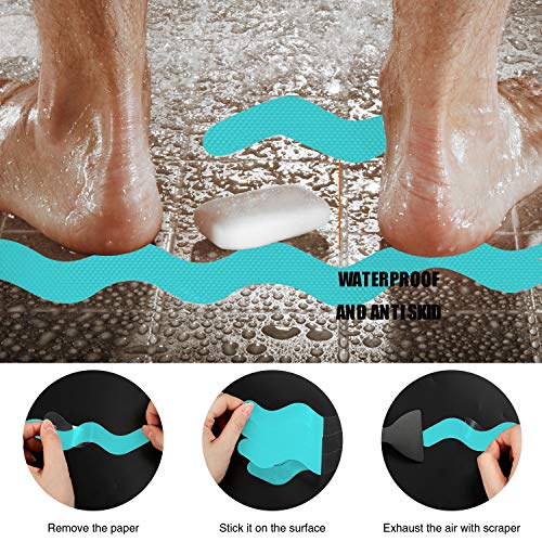 24 PCS Secopad Anti-Slip Stickers + Premium Scraper