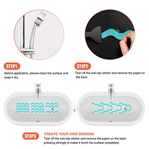 24 PCS Secopad Anti-Slip Stickers + Premium Scraper