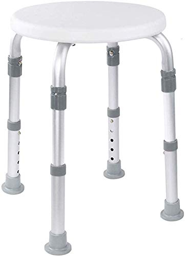 Adjustable Shower Stool with Anti-Slip Rubber Tips