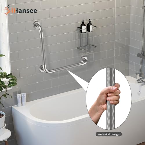 16x16 Inch Stainless Steel Grab Bar for Shower