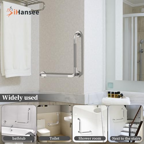 16x16 Inch Stainless Steel Grab Bar for Shower