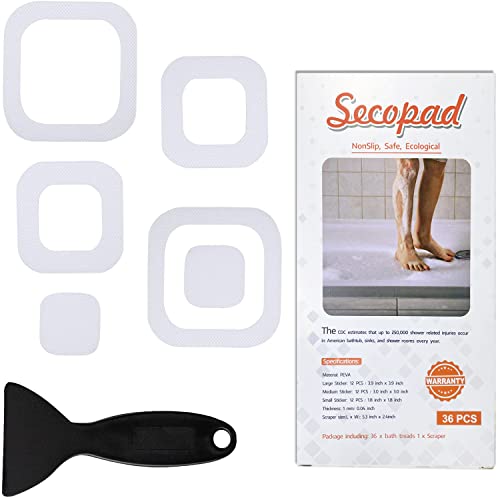 Non-Slip Bathtub Stickers, 72 PCS Adhesive Safety Decals