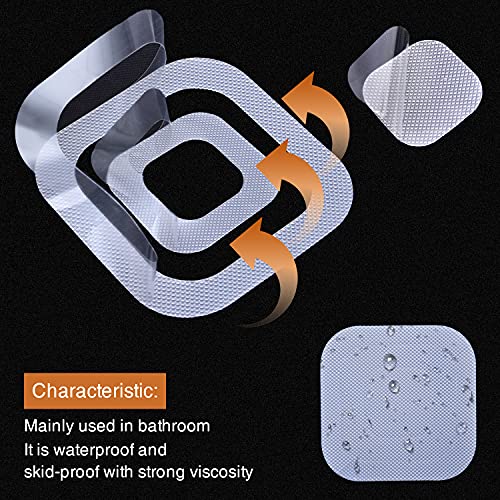 Non-Slip Bathtub Stickers, 72 PCS Adhesive Safety Decals