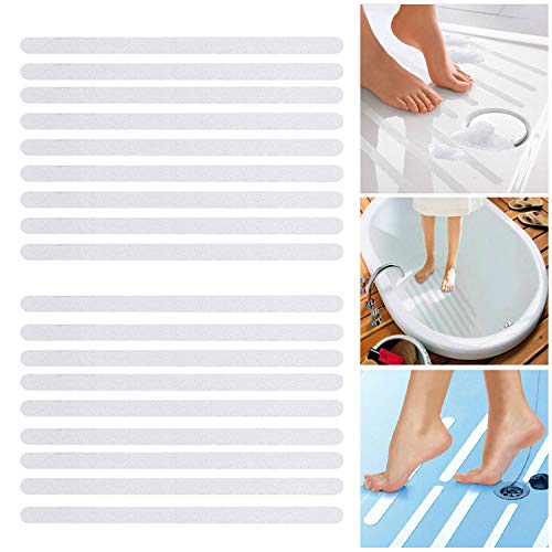 Non-slip Bath Stickers 18pcs, Safety Shower Treads, Anti-Skid