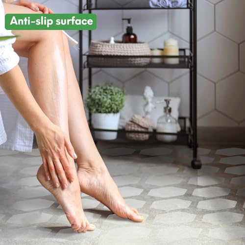36 Anti-Slip Bathtub Stickers with Premium Scraper