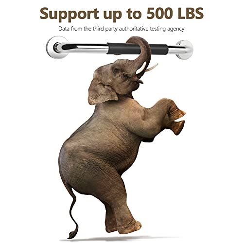 12" Anti-Slip Bathroom Grab Bars - 2 Pack