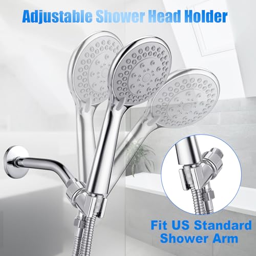 Detachable Handheld Shower Head - 5 Functions, Extra Long