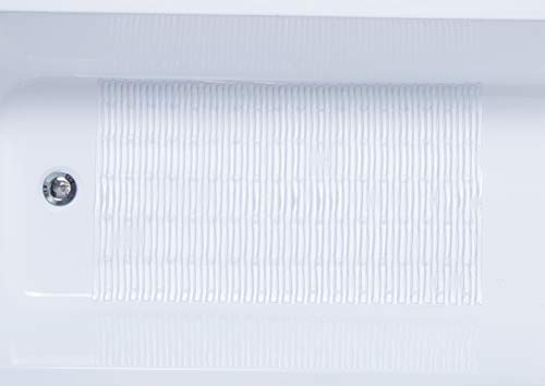 TIKE SMART Bamboo Non-Slip Bath Tub Mat - Clear