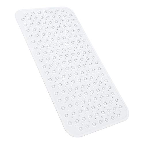 Non-Slip Bathtub Mat with Suction Cups & Drain Holes