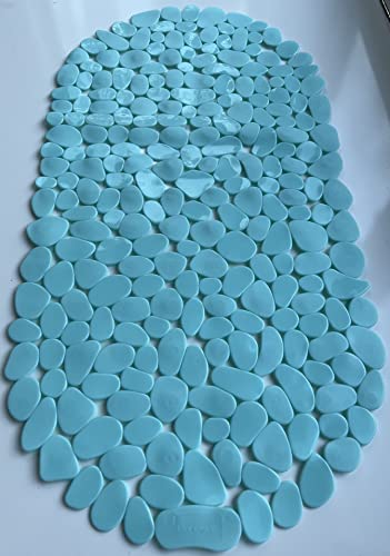 TIKE SMART "Pebbles" Oval Non-Slip Bathtub Mat