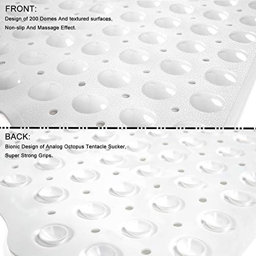 TEESHLY Non-Slip 39 x 16 Inch Bath Mats