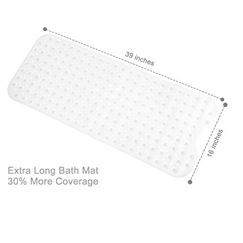 TEESHLY Non-Slip 39 x 16 Inch Bath Mats