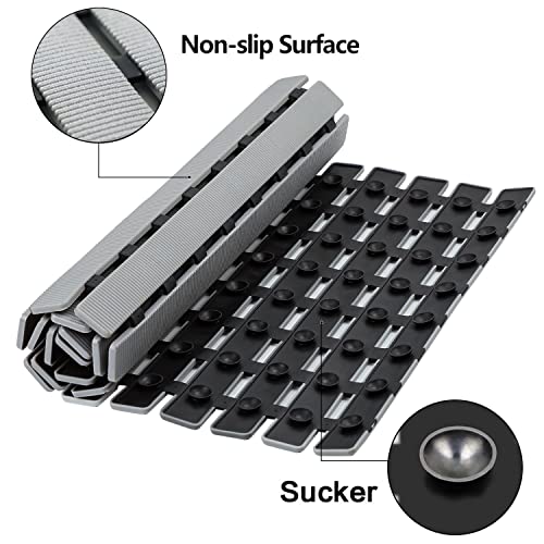 Non Slip Shower Mat with Suction Cups, Drain Holes