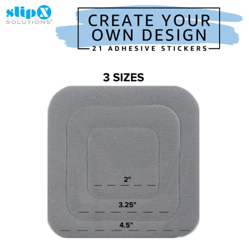 Custom Design Square Safety Treads for Slippery Bathtubs