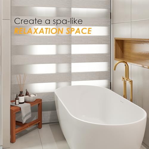 12" Wooden Shower Stool for Slippery Bathtubs - Waterproof