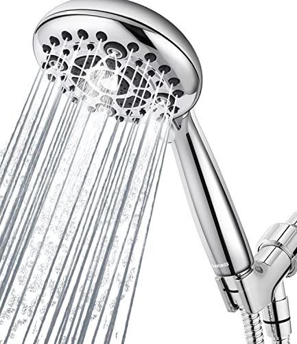DAKINGS Handheld Showerhead Set with 6 Spray Modes