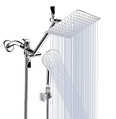 Adjustable Shower Head Combo with Extension Arm
