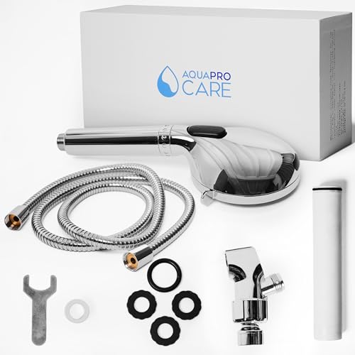 Anti-Clog Filtered Shower Head, 9+1 Functions, High Pressure