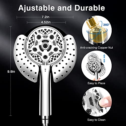 High Pressure Handheld Shower & Rain Head Combo