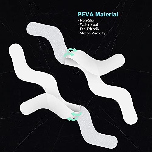 24 PCS Non-Slip Bathtub Stickers with Premium Scraper