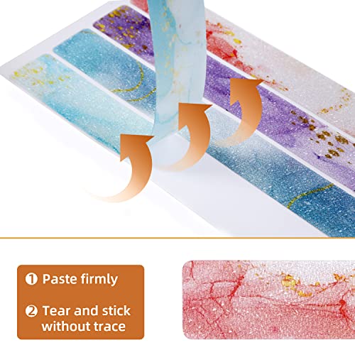 Colorful Secopad Anti Slip Bathtub Shower Strips - 24 PCS