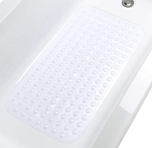 TIKE SMART Large Non-Slip Bathtub Mat, 31”x16”