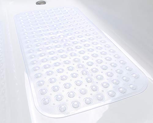 TIKE SMART Large Non-Slip Bathtub Mat, 31”x16”