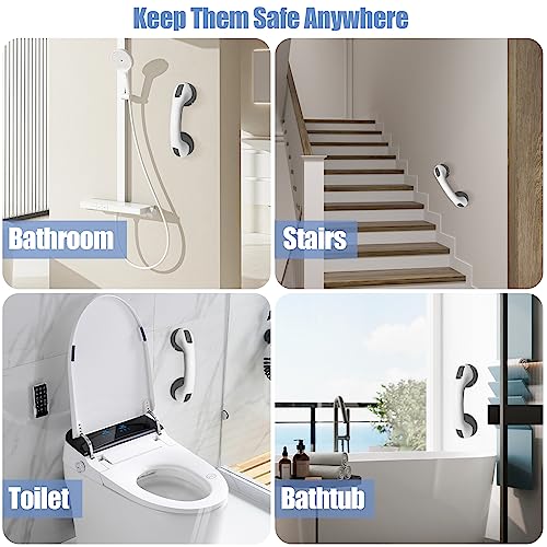 2-Pack Shower Grab Bars for Safe Bathing