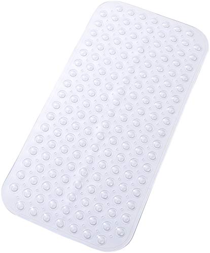TIKE SMART Large Non-Slip Bathtub Mat, 31”x16”