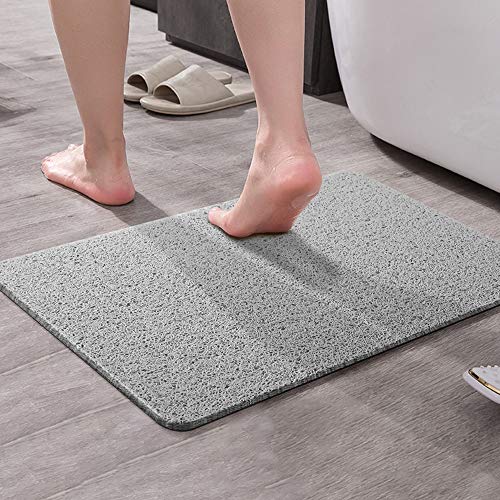 Asvin Soft Textured Non-Slip Tub Mat, 24x16 Inch