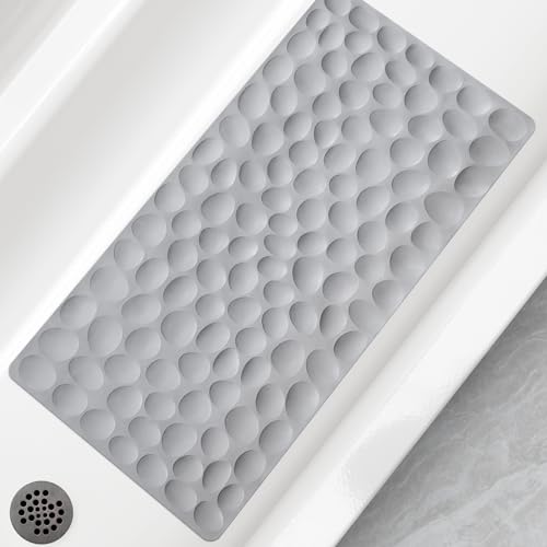 Non-Slip Bathtub Mat, 16x31.5 Inch, Strong Suction Cups