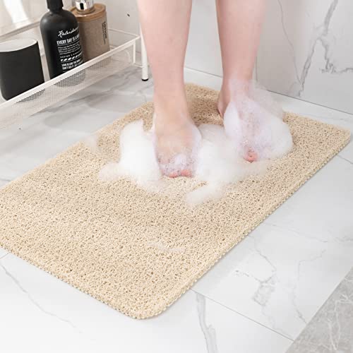 Hargiis Non Slip Bathtub Mat with Foot Scrubber