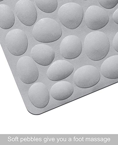 Non-Slip Bathtub Mat, 16x31.5 Inch, Strong Suction Cups